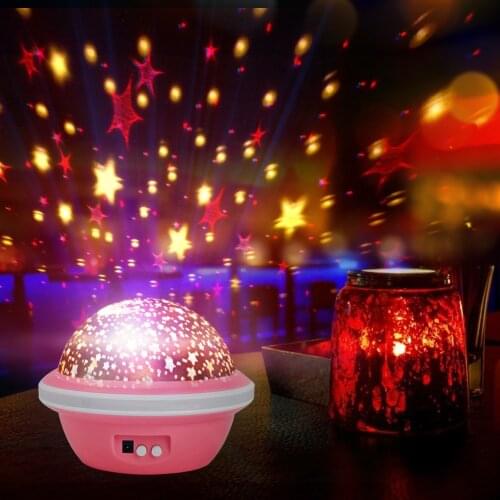 Galaxy Projector Starry Sky LED Night Light Planetarium Children Bedroom Star Night Lights Moon Light Kids Gift Lamp