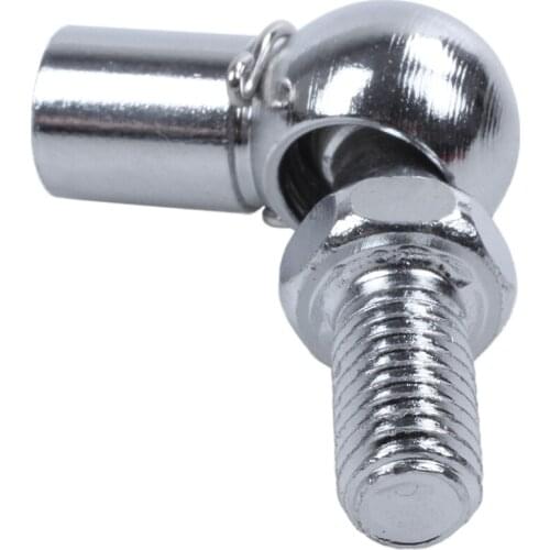 Gas Strut M6 Female Thread 16mm Ball Socket Dia Flat Bracket Mount 2pcs