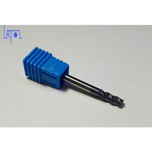 HRC45 Four 4 Flutes 1 1.5 2 2.5 3 3.5 4*50 Micro Solid Carbide flat End Mill set CNC Milling Cutter Bits For Steel Milling