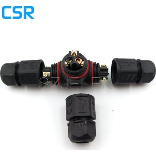 LLT L20, 3 pin T-type waterproof connector , IP67, LED connector 3 pin, automotive electrical wire connector, Current Rating 20A