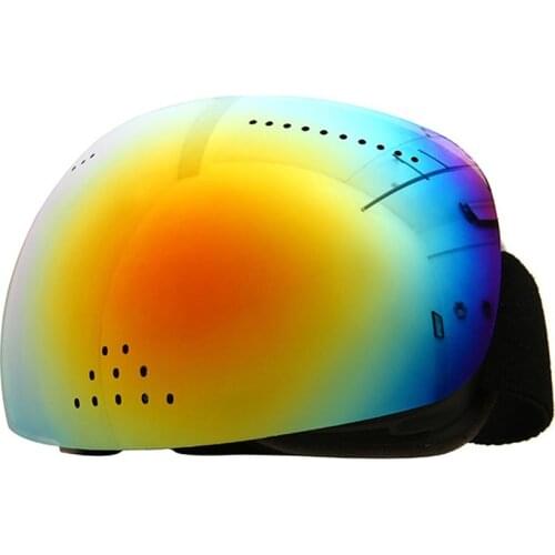Ski Goggles Large Spherical Surface Full Face Nose Shield Snow Goggles Double Anti-fog Ski Durable Goggles