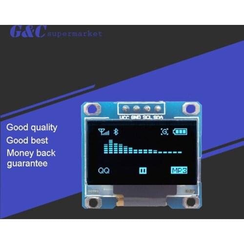 1pcs Blue color 0.96 inch OLED module New 128X64 OLED LCD LED Display Module 0.96" IIC I2C Communicate diy electronics
