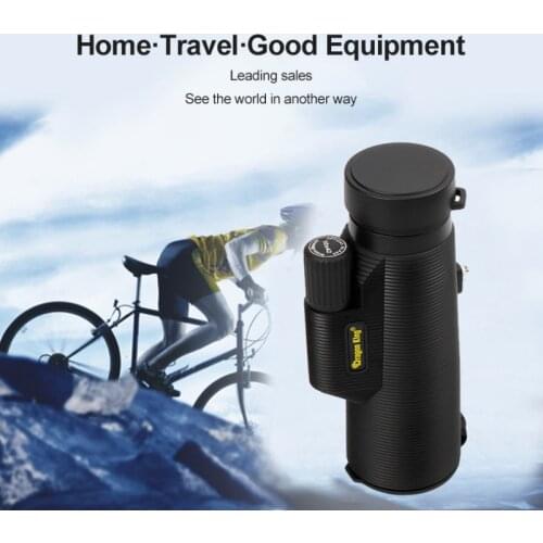 42x10 Monocular Telescope High Zoom BAK4 Prism Telescope Big Eyepiece Lens Spotting Scope For Hunting Camping Equipment