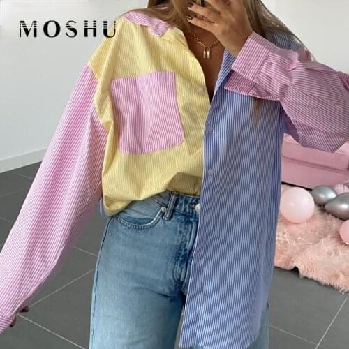 MOSHU Women's Big Shirts