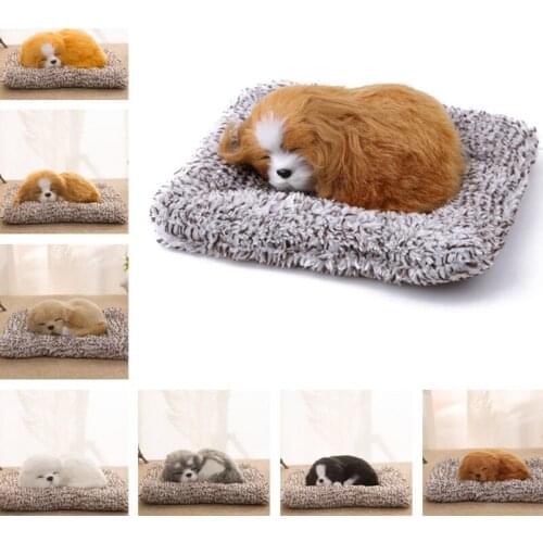 Stuffed Toys Lovely Simulation Animal Labrador/Husky Doll Plush Sleeping Dogs Toy Kids Toy Decorations Birthday Gift Children