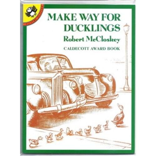 Make Way for Ducklings By Robert McCloskey Educational English Picture Book Learning Card Story Book For Baby Kids Children Gift
