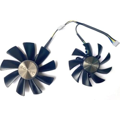 Original NEW 100MM 87MM GAA8S2U GA92S2H RTX2080 Cooling Fan For ZOTAC GeForce RTX 2070 AMP MAXX GTX 1080Mini 1080TI 1060 1070TI