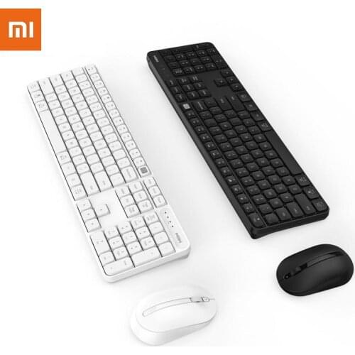 Original Youpin MIIIW RF 2.4GHz Wireless Office Keyboard Mouse Set 104 Keys Windows PC Mac Compatible Portable USB Keyboard