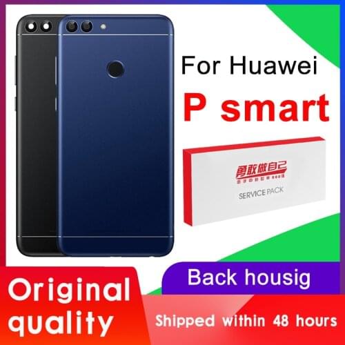 Original Back Housing Replacement For Huawei P Smart Back Cover Battery Glass With Adhesive Sticker For P Smart Rear Cover