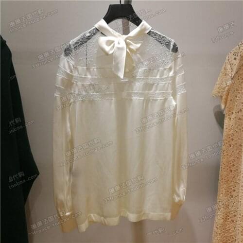 Patads French womens wear S fall / winter bow top mirtyles e11473h