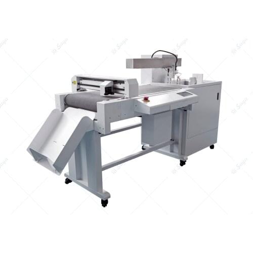2022 Auto feeding Flatbed Cutter Soft materials films various types of stickers cardboard corrugated paper indentations FC4866b