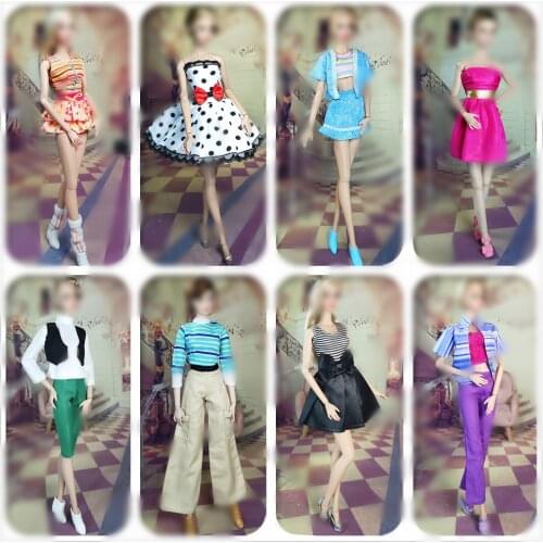 30cm Doll Dress Fashion Clothes suit for licca For Barbie Doll for blythe Accessories Baby Toys Best Girl' Gift 6 wave