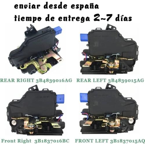 Front Rear Left Right Door Lock Actuator FOR VW T5 POLO SKODA FABIA ROOMSTER 3B1837015AQ 3B1837016BC 3B4839015AG 3B4839016AG