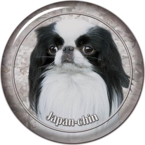 A0610# 13cm/17cm Removable Decal Japan Chin Dog Pet Animal Car Sticker Waterproof Accessories on Bumper Rear Window Laptop