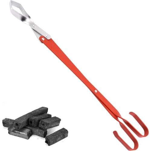 BBQ Tongs Aluminum Long Handle Barbecue Carbon Clamp Tool Heat-resistant Safe Carbon Tongs For Home Outdoor Camping Accessories