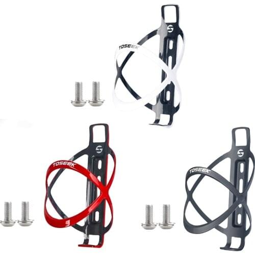 TOSEEK Lightweight Bicycle Bottle Holder Carbon Matte Bike Water Bottle Cage for MTB Road Bike Folding Bike