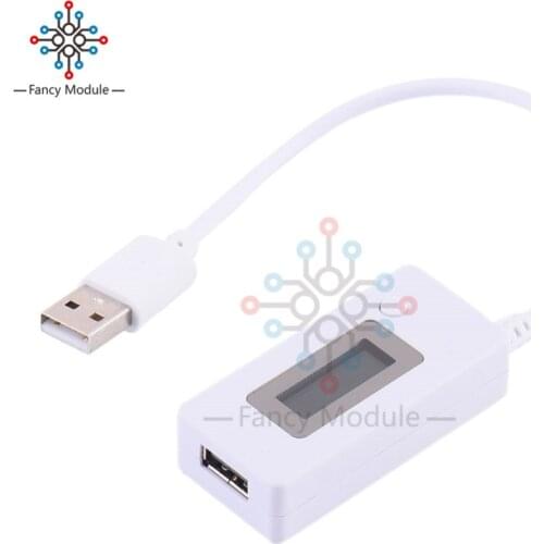 LCD USB Detector Voltmeter Ammeter Mobile Power Charger Capacity Tester Meter Voltage Current Charging Monitor 3V-7V 3-7V