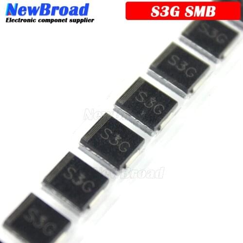 10PCS Rectifier Diode 1N5404 S3G SA SB SD SG SJ SK SM S3A S3B S3D S3G S3J S3K S3M SMB SMC DO-214AA DO-214AB