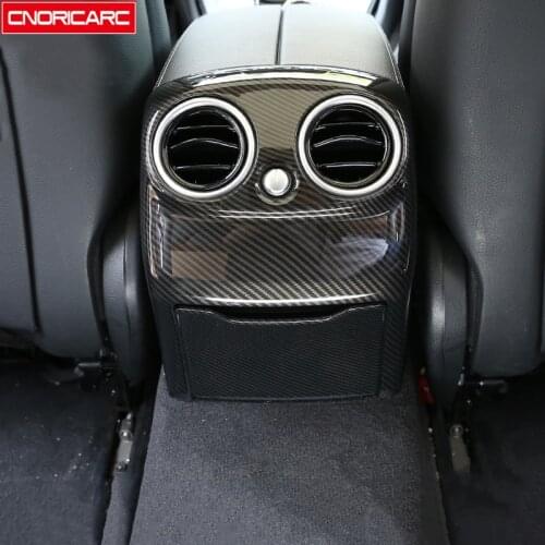 Rear Air Conditioner Outlet Frame Decoration Cover Trim 2Pcs For Mercedes Benz C Class W205 2015-2018 ABS Car Styling Modified