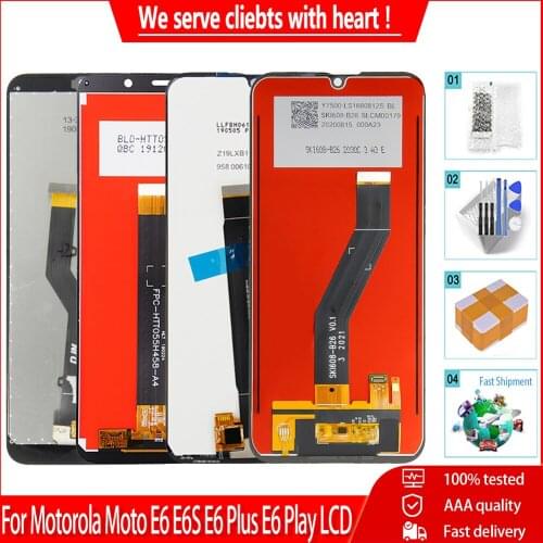 Original LCD For Motorola Moto E6 E6S E6 Plus LCD Display With Touch Screen Digitizer Assembly Replacement For Moto E6 Play LCD