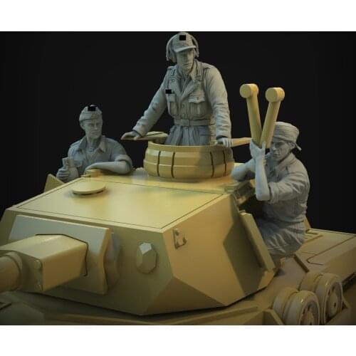 1/35 Resin Model Figure GK， German DAK turret set , Unassembled and unpainted kit