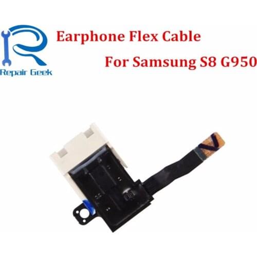 20pcs/Lot New High Quality Earphone Headphone Jack Audio Flex Cable Replacement Part For Samsung Galaxy S8 G950F Repair Parts