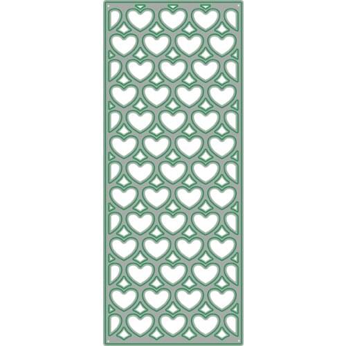 2021 AliliArts Metal Cutting Dies hearts slimline diy Scrapbooking Photo Album Decorative Embossing PaperCard Crafts Die