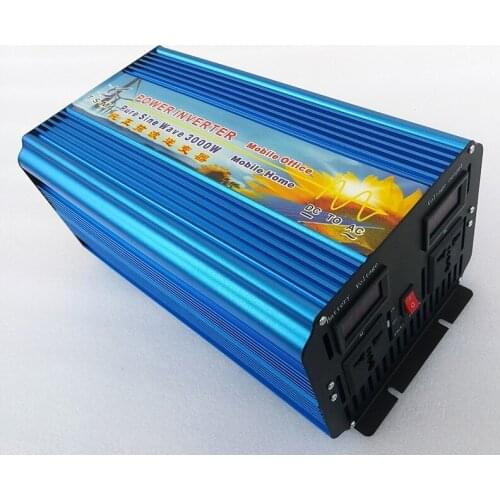 3000W Pure sine wave Inverter DC 36V TO AC 100V 110V 50HZ Peak Power 6000W Voltage Transformer