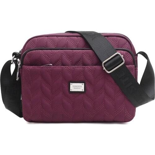 6 Colors Korean Fashion Nylon Small bags Multi Storey Woman cross body bag Casual handbags brands New cheap side bags for women