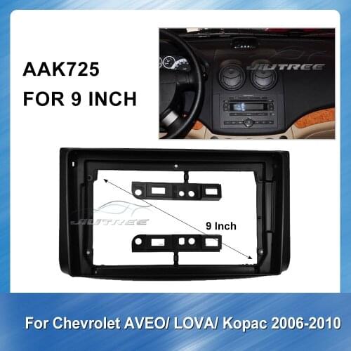 9 inch Car Radio Fascia Installation Frame Kit Audio Frame for Chevrolet AVEO LOVA KOPAC 2006-2010 Car refitting DVD frame