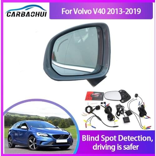 Car Blind Spot Mirror Radar Detection System BSD Microwave Blind Monitoring Assistant Driving Security For Volvo V40 2013-2019