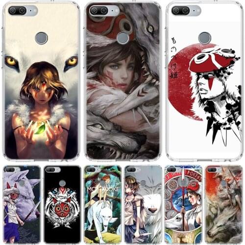Princess Mononoke Hime Cover Phone Case for Huawei Y5 Y6 Y7 Y9 2019 Honor 8A 8S 8X 7A 7X 9 10 20 Lite Pro 10i20i Y9S Coque Shell