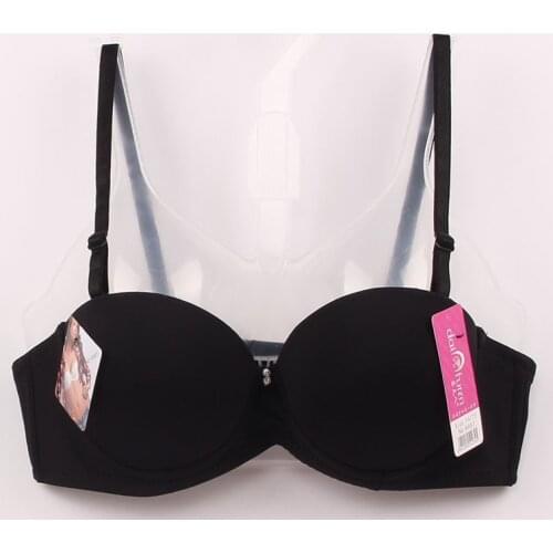 Fashion Young women push up bra Padded 1/2 cup sexy women Bra underwire support chest Push Up bra support breast thick sexy bra