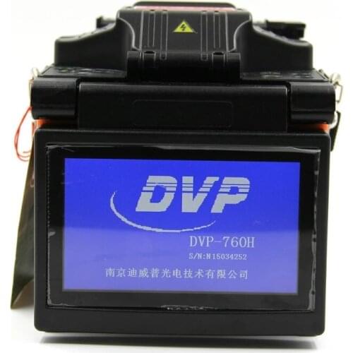 Multi-language DVP 760 Optical Fiber Fusion Splicer DVP760 Fiber Optic Welder FTTH Splicing Machine DVP-760