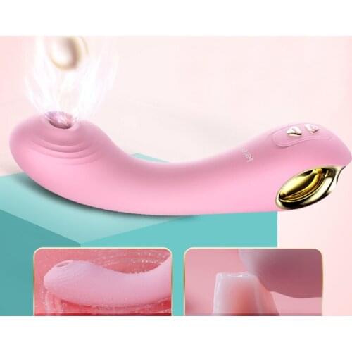 Sucking Stick Vibrator Sex Toys for Women Massage Heating G-Spot AV Stick Magic Wand Nipple Clit Stimulate Adults Sex Products