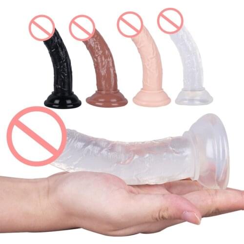 Realistic Vein Flesh Dildo Prostate Massage Suction Cup G-Spot Stimulation Anal Butt Plug For Women Sex Toys