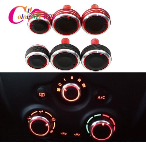 Color My Life Car Air Conditioning Heat Control Switch AC Knob for Nissan Almera Latio Sunny Versa Cube March Micra Versa Note