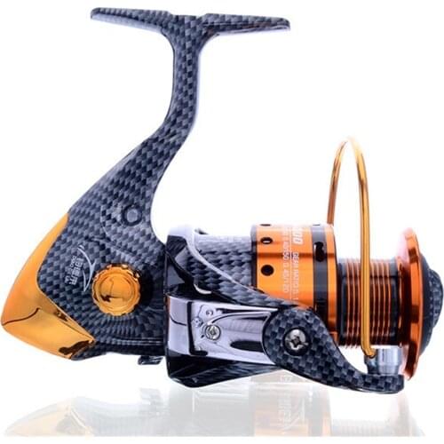Fishing Reel Coil carretilha pesca 6000 Series 12+1BB Saltwater Metal Spinning 5.1:1 molinete pesca Wheel