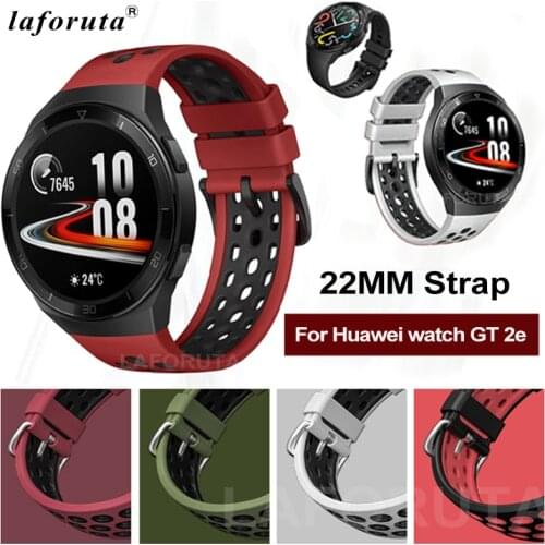 Silicone Strap For Huawei Watch GT2 Watch Band Bracelet Belt For GT2e Honor Magic Correa 22mm Smartwatch Replacement Wristband