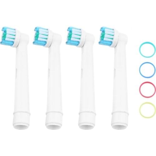 Precision 4 Pcs/Set Replacement Electric Toothbrush Heads SB-17A For Oral B Brau Tooth Brush Heads Home Use