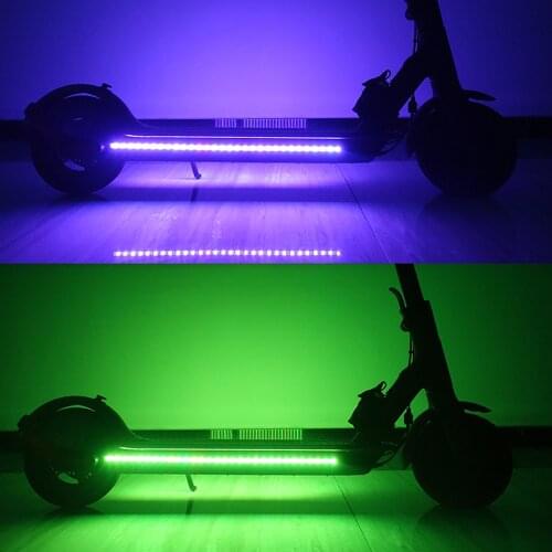 Waterproof LED Strip Flashlight Bar Lamp For For Xiaomi M365 Electric Scooter Skateboard Night Chassis Light