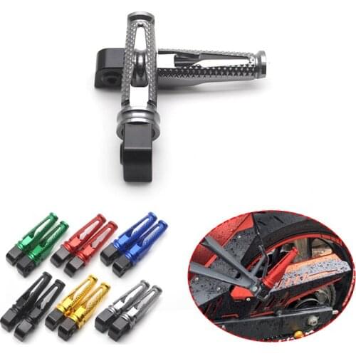 For Yamaha R3 R15 R25 MT-03 MT-07 MT-09 T-MAX 530 CNC Motorcycle Pedals Rear Passenger Foot pegs Foot rests