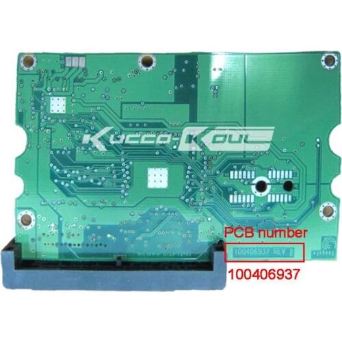Hard drive parts PCB logic board printed circuit board 100406937 for Seagate 3.5 SATA hdd data recovery hard drive repair
