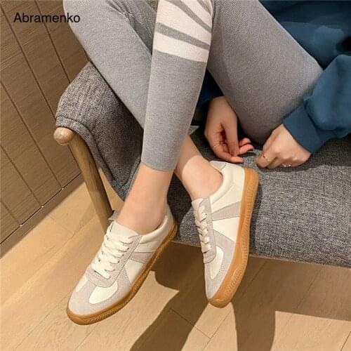 Women Sneakers GAT Casual Flat Shoes Fashion White Sneakers Lace up Footwear Luxury Designers Size 35-40