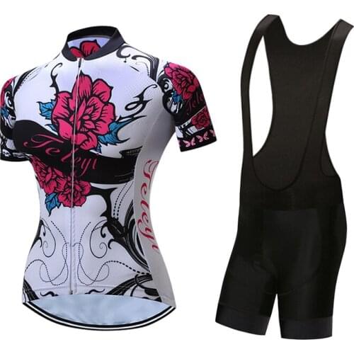Women cycling set 2021 Pro mountain road bike jersey Female cycle clothing MTB bicycle clothes suit Sport wear Outfit dress kit