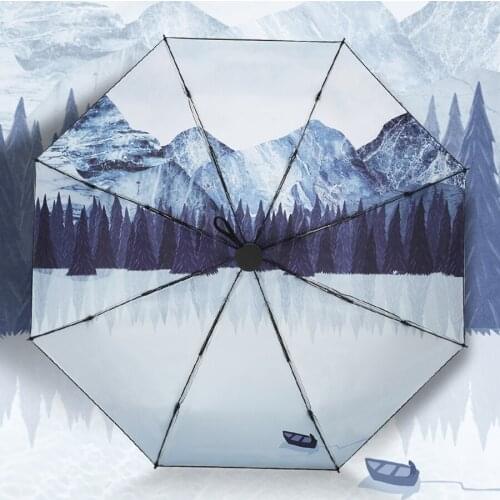 Small Portable Umbrella Sun Capsule Rain Sunscreen Abstract Ladies Parasol Sun Windproof UV Protection Umbrella Gift Ideas A6A