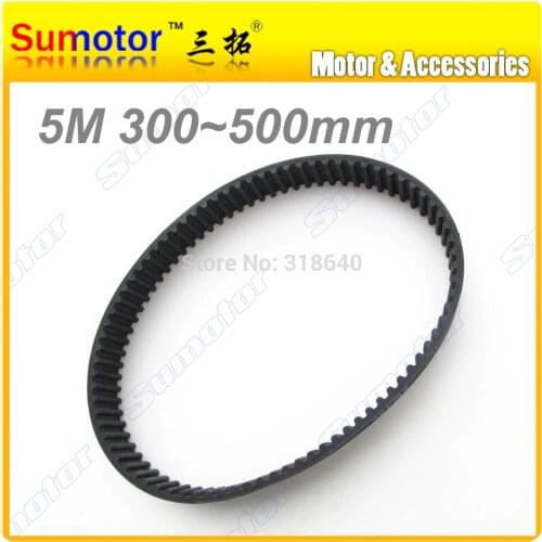 5M Arc HTD tooth Pitch 5mm Width 20mm Length 300 350 400 450 500 mm rubber Closed Synchronous Timing belt for CNC 3D printer
