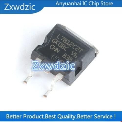 Zxwdzic 10pcs new imported original L7812CD2T-TR 7812 L7812C2T TO-263 three terminal voltage regulator
