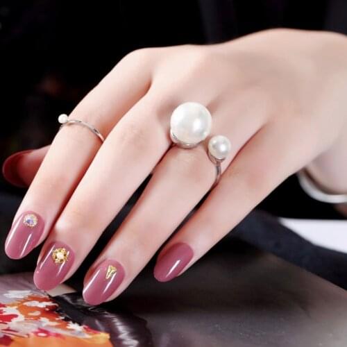 24pcs False Nail Patch Multiple Colors Glue Type Removable Mid Length Paragraph Fashion Manicure Fake Nail Patch SK88