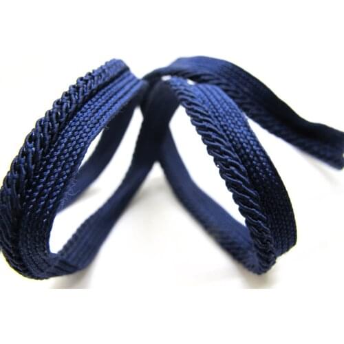 5 Yards 9MM BLUE Piping Lip Cord Trim|Pillow Cushion Trim|Upholstery Edging Trim Sewing Supplies